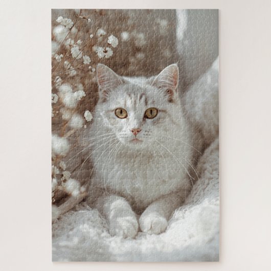 etherische feline sereniteitspuzzel legpuzzel (Verticaal)