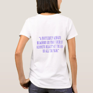 "Etherische Flutter: Vlinder geïnspireerd T-shirt