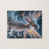 etherische gevleugelde lichten nimf legpuzzel (Horizontaal)