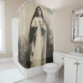 etherische godin Briefkaart Douchegordijn (In situ)