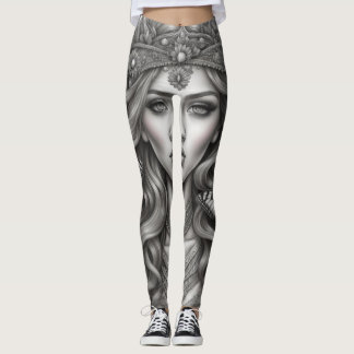 Etherische Godin van Vlinders Leggings