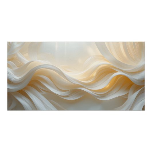 ETHERISCHE gordijn in papier Perfect Poster (Voorkant)