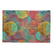 Etherische Gouden Bloesems - Naadloze Bloemen Harm Kussensloop (Achterkant)