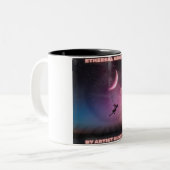 Etherische groef versie .1 tweekleurige koffiemok (Voorkant links)