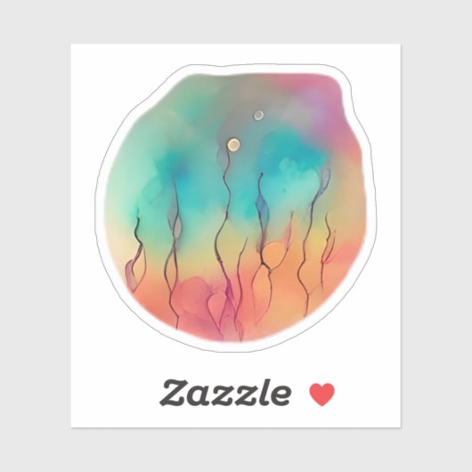 etherische groei sticker (Vel)