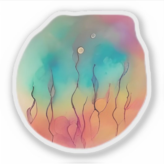 etherische groei sticker (Voorkant)