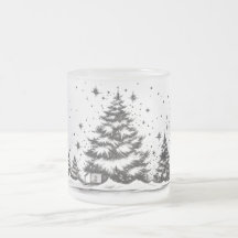 Etherische Inktdrukken: Inktlijn in Kerstmisglas