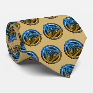 Etherische Keltische Mandala van Dualiteit Stropdas