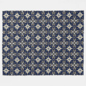 Etherische kerst fleece deken (Voorkant (Horizontaal))