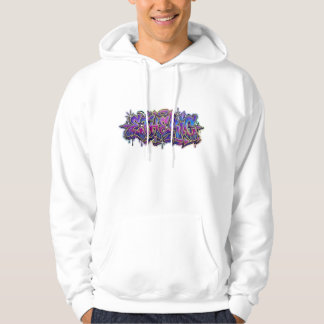 Etherische Kosmische Graffiti Typografie Stedelijk Hoodie