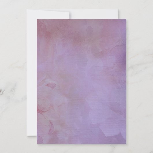 ETHERISCHE LAVENDEL Waterverf bruiloft Kaart (Achterkant)