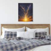 etherische lichtbreking canvas afdruk (Insitu (Slaapkamer))