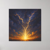 etherische lichtbreking canvas afdruk (Voorkant)