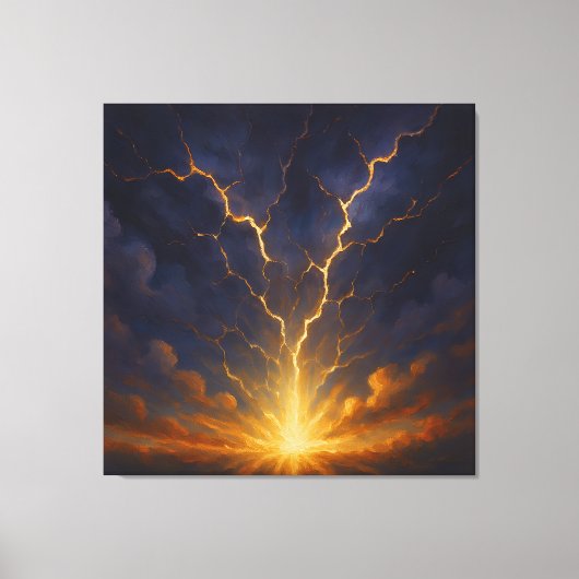 etherische lichtbreking canvas afdruk (Voorkant)