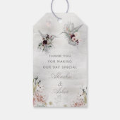 Etherische liefde bruiloft lang gunst cadeau Label Cadeaulabel (Achterkant)