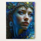 Etherische Magische Fantasie Kunst Mooie Godin Planner (Achterkant)