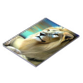 Etherische Majestic Leeuwen Notitieboek (Linkerzijde)