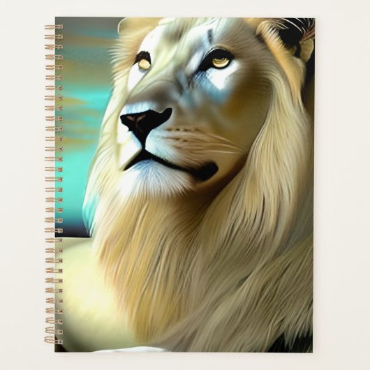 Etherische Majestic Leeuwen Planner (Voorkant)