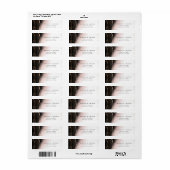 Etherische Mist Ombre Blush Moody Retouradres Etiket (Full Sheet)