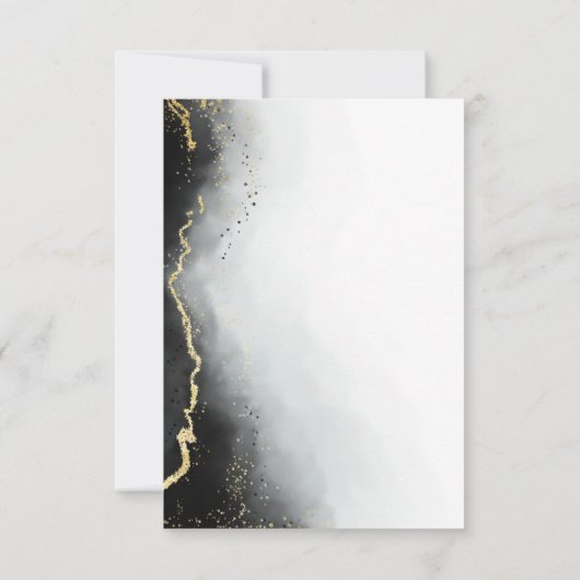 Etherische Mist Ombre Zwart Waterverf Moody RSVP (Achterkant)