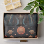 Etherische moderne kosmische Oracle Fantasy Decoup Tissuepapier (Geschenk)