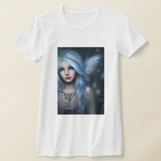 Etherische mystieke fee meisje t-shirt (Laagn)