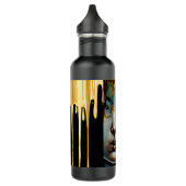 Etherische mystieke godin in goud waterfles  (Links)