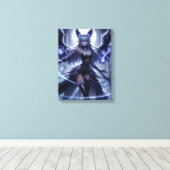 etherische nachtkeizerin canvas afdruk (Insitu (Houten vloer))