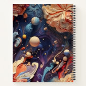 Etherische Nebula Galaxy Notitieboek en Journal (Achterkant)