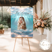 Etherische Ocean Lover Memorial Sign Poster