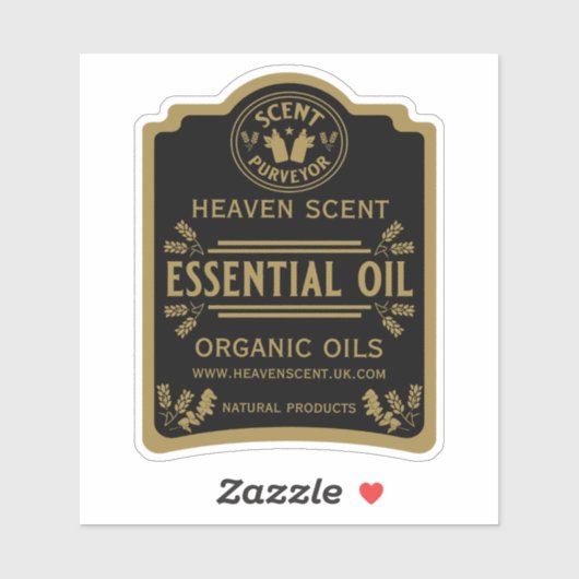 Etherische olie geuren sticker (Vel)