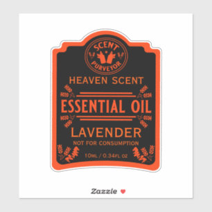 Etherische olie geuren sticker