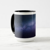 etherische Paarse rook kunst Mok (Voorkant links)