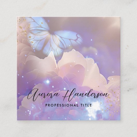 etherische pioenvlieg contactkaartje (Voorkant)