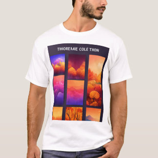 etherische rookgradiënt-Collectie" T-shirt