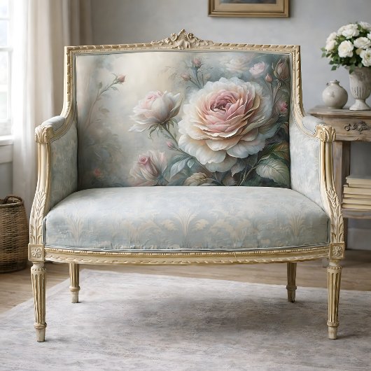 Etherische Roos Decoupage Tissuepapier