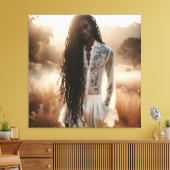 etherische schemering canvas afdruk (Insitu (Woonkamer))