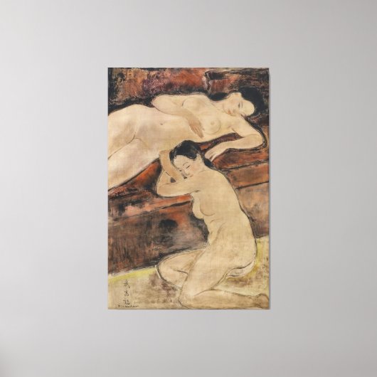 Etherische schoonheden" canvas afdruk (Voorkant)