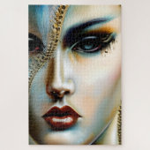 Etherische schoonheid Gouden Godin Legpuzzel (Verticaal)