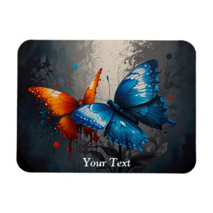 Etherische vlinder dans werkruimte magneet