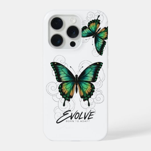 Etherische Vlinder "EVOLVE iPhone Hoesje (Achterkant)