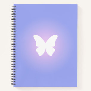 etherische vlindergloed notitieboek