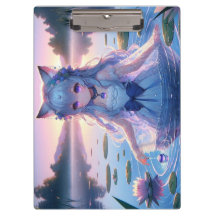 Etherische Water Anime Catgirl Tweezijdig