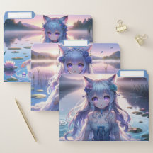 Etherische Water Geest Anime Catgirl