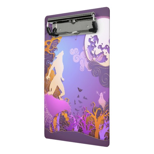 Etherische weerwolf & Moon Klembord Mini Klembord (Angled2)