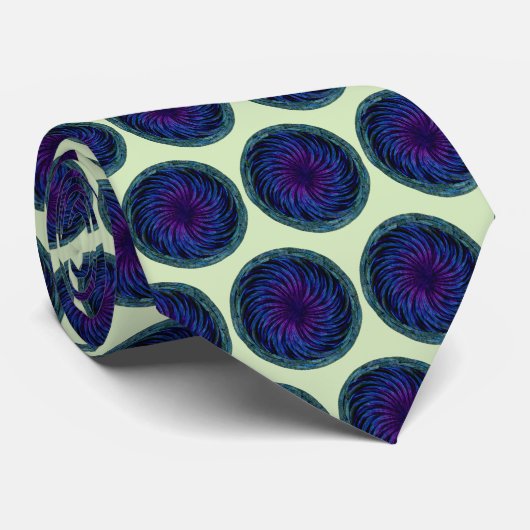 etherische werveling stropdas (Opgerold)
