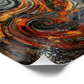 ETHERISCHE WERVELINGEN EN SILHOUETTEN PERFECT POSTER (Hoek)