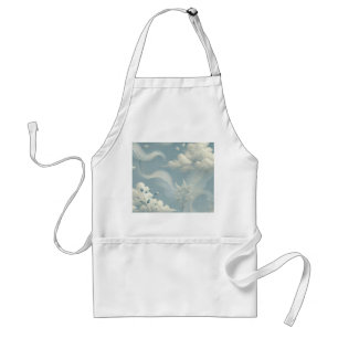 etherische wolken standaard schort