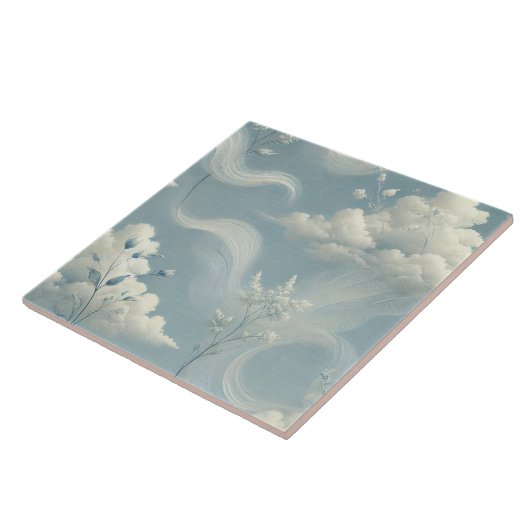 etherische wolken tegeltje (Zijkant)