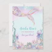 ETHERISCHE Zeemeermin Bash Onder Het Zee Zwembad V Kaart (Achterkant)